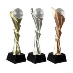 Trophée en cristal, sports variés, 1065